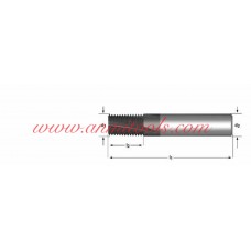 MF Thread Mill Spiral Flute 10° Domer J220, J225